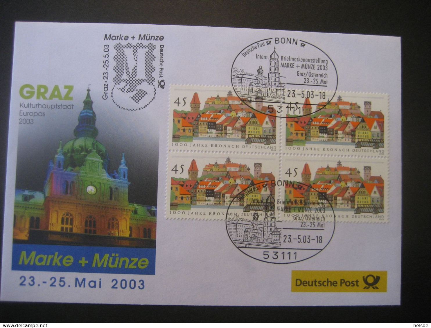 Österreich- Sammlung Sonderstempel Graz, Reko, Express, FDC, Kleinbogen mit Übernahmeschein, Allonge, Block, Blaudruck,