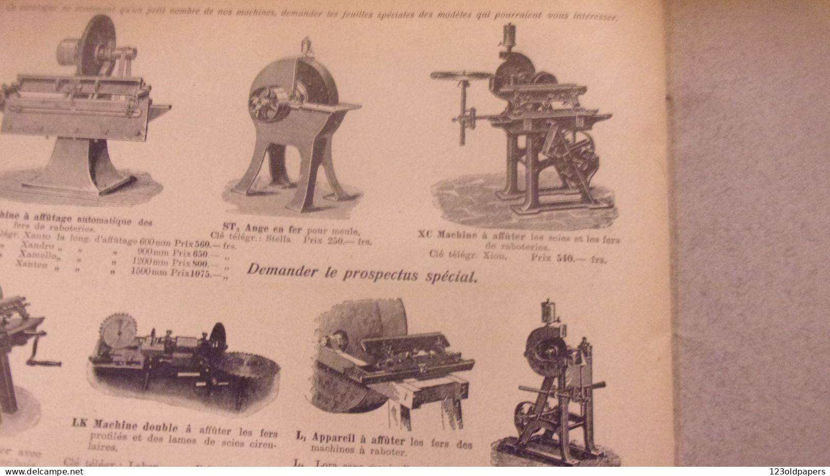 CATALOGUE 1906 TEICHERT SOHN LIEGNITZ SCIERIE MACHINE A BOIS JARDON PARIS 32 PAGES