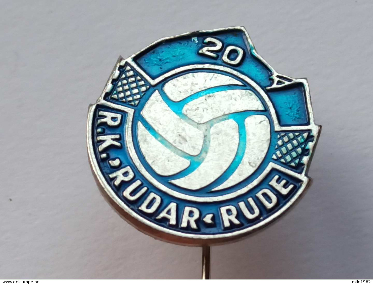 BADGE Z-88-1 - RUKOMET, HANDBALL CLUB RUDAR, RUDE, YUGOSLAVIA - Handball