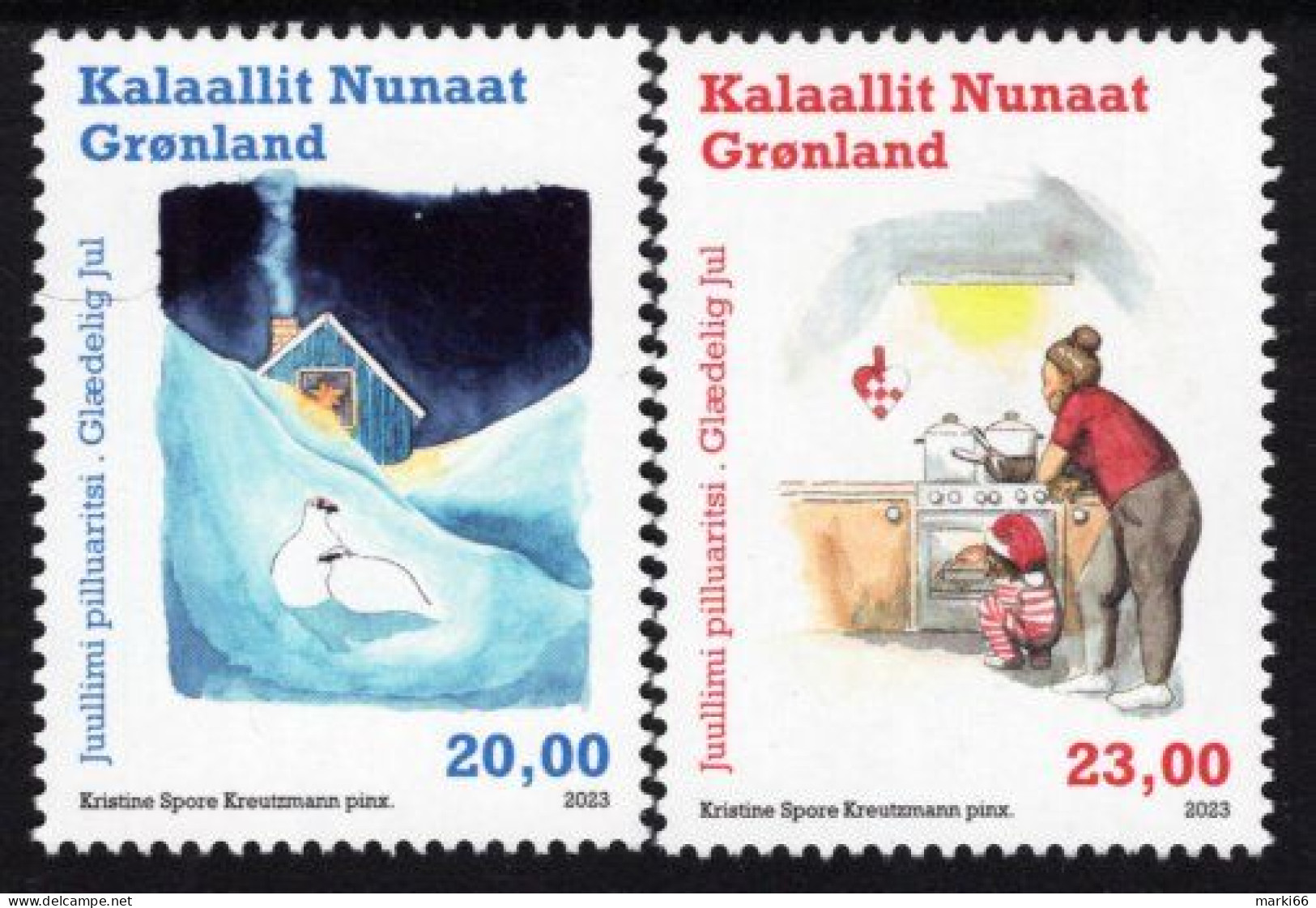 Greenland - 2023 - Christmas - Mint Stamp Set - Neufs