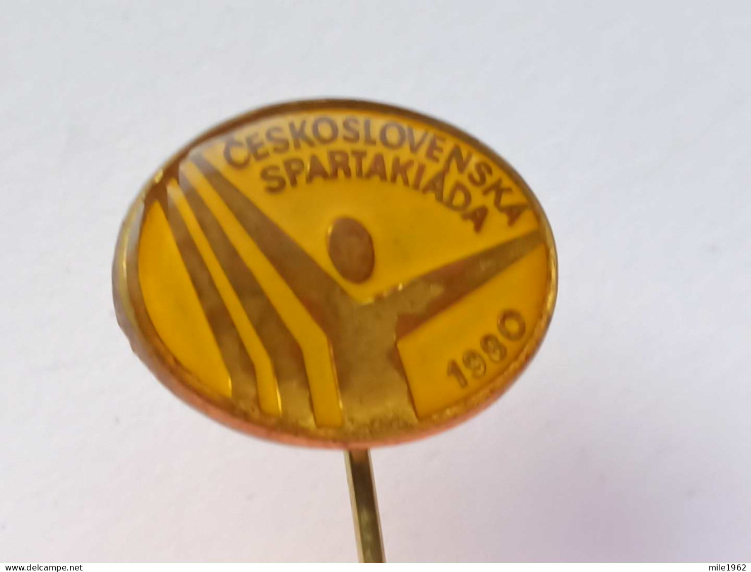 BADGE Z-64-1- Athlétisme, Athletics, Athletic,, SPARTAKIADA CZECHOSLOVAKIA - Gymnastics