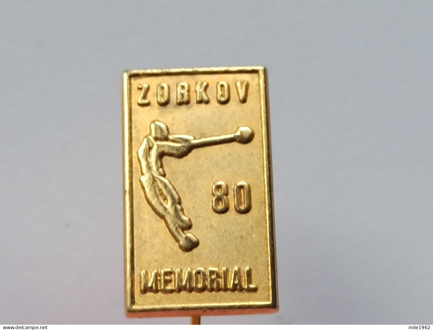 BADGE Z-64-2- Athlétisme, Athletics, Athletic, ZORKOV MEMORIAL, PIN YUGOSLAVIA - Gymnastik