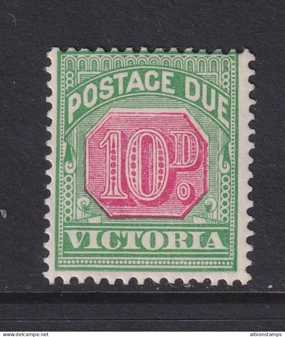 Victoria (Australia), Scott J21 (SG D17), MLH - Mint Stamps