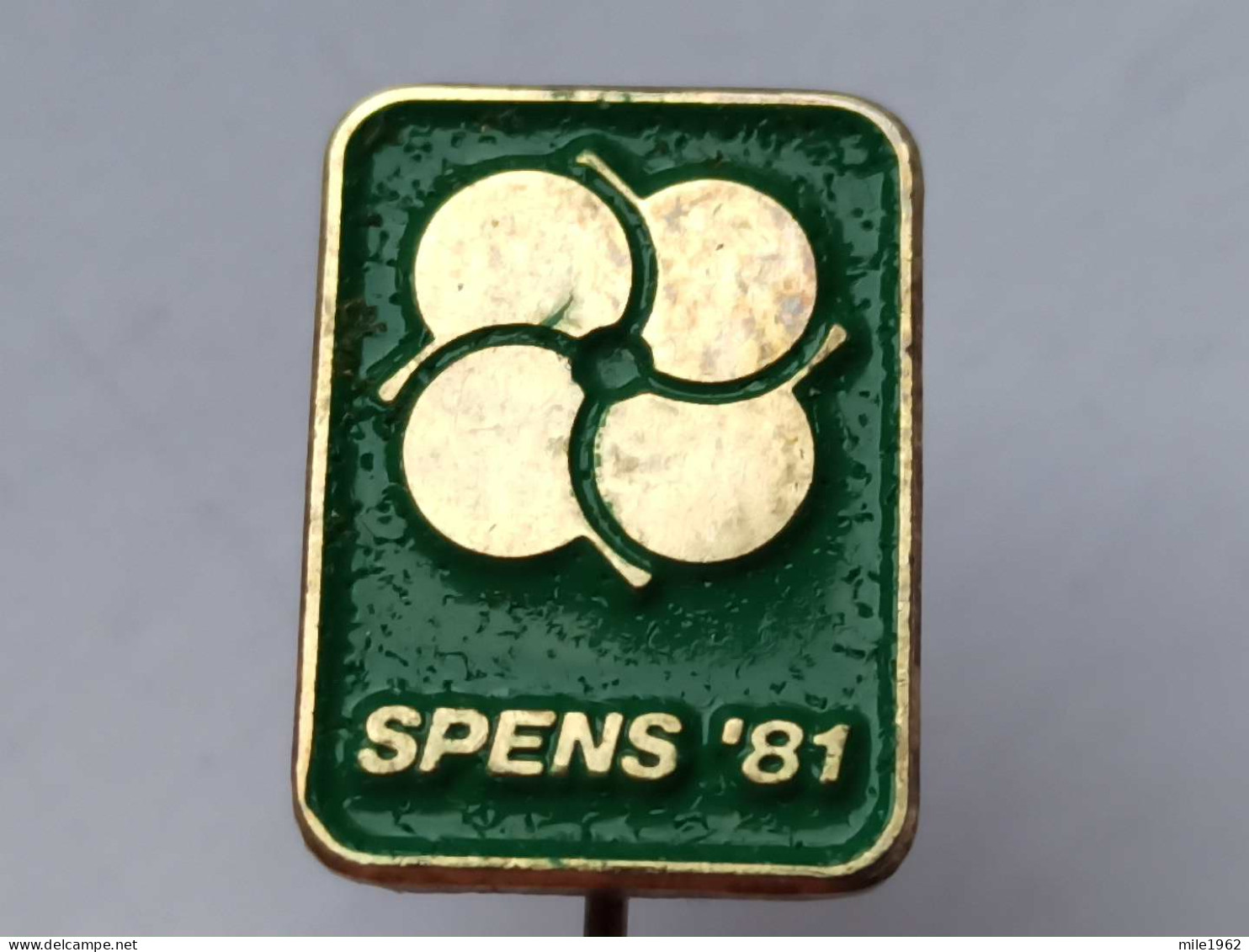 BADGE Z-67-1 - TABLE TENNIS, TENNIS DE TABLE, SPENS 81, NOVI SAD, SERBIA, WORLD CHAMPIONSHIP - Tischtennis