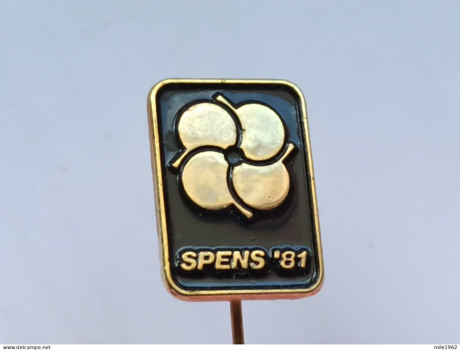 BADGE Z-67-1 - TABLE TENNIS, TENNIS DE TABLE, SPENS 81, NOVI SAD, SERBIA, WORLD CHAMPIONSHIP - Tafeltennis