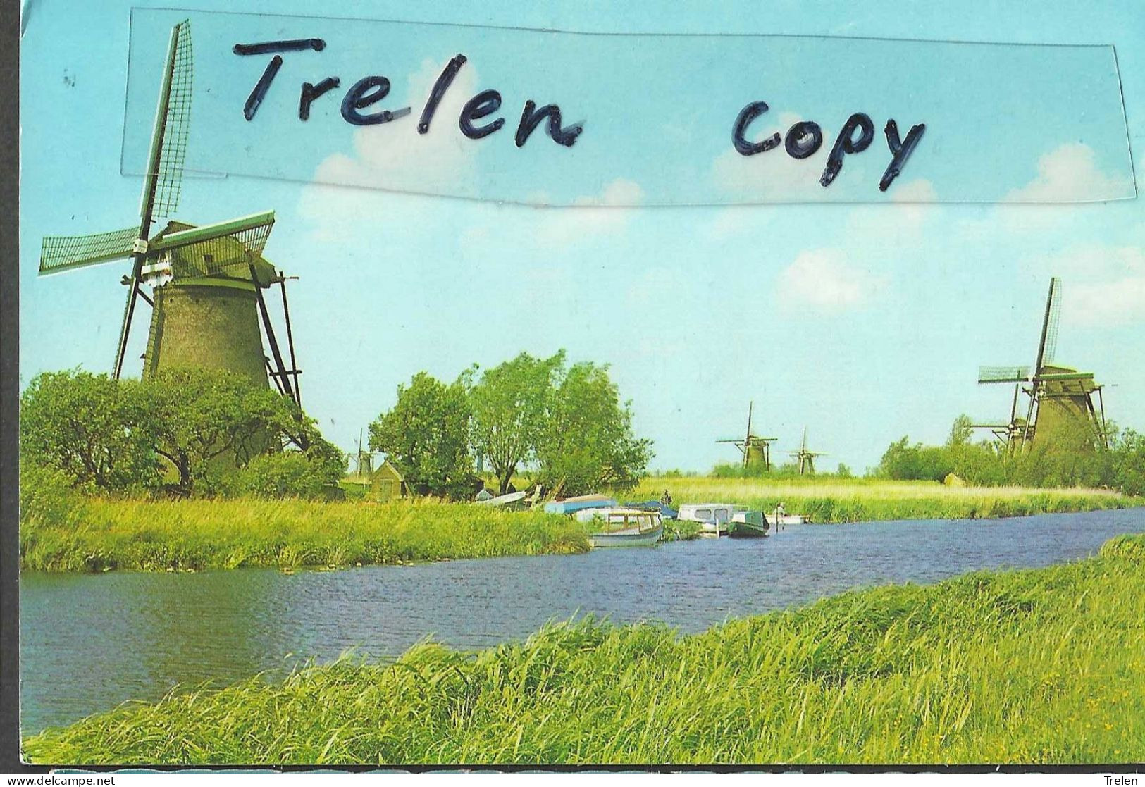 Nederland, Niederlande, Kinderdijk, 1975,  Gelaufen, Circulée - Kinderdijk