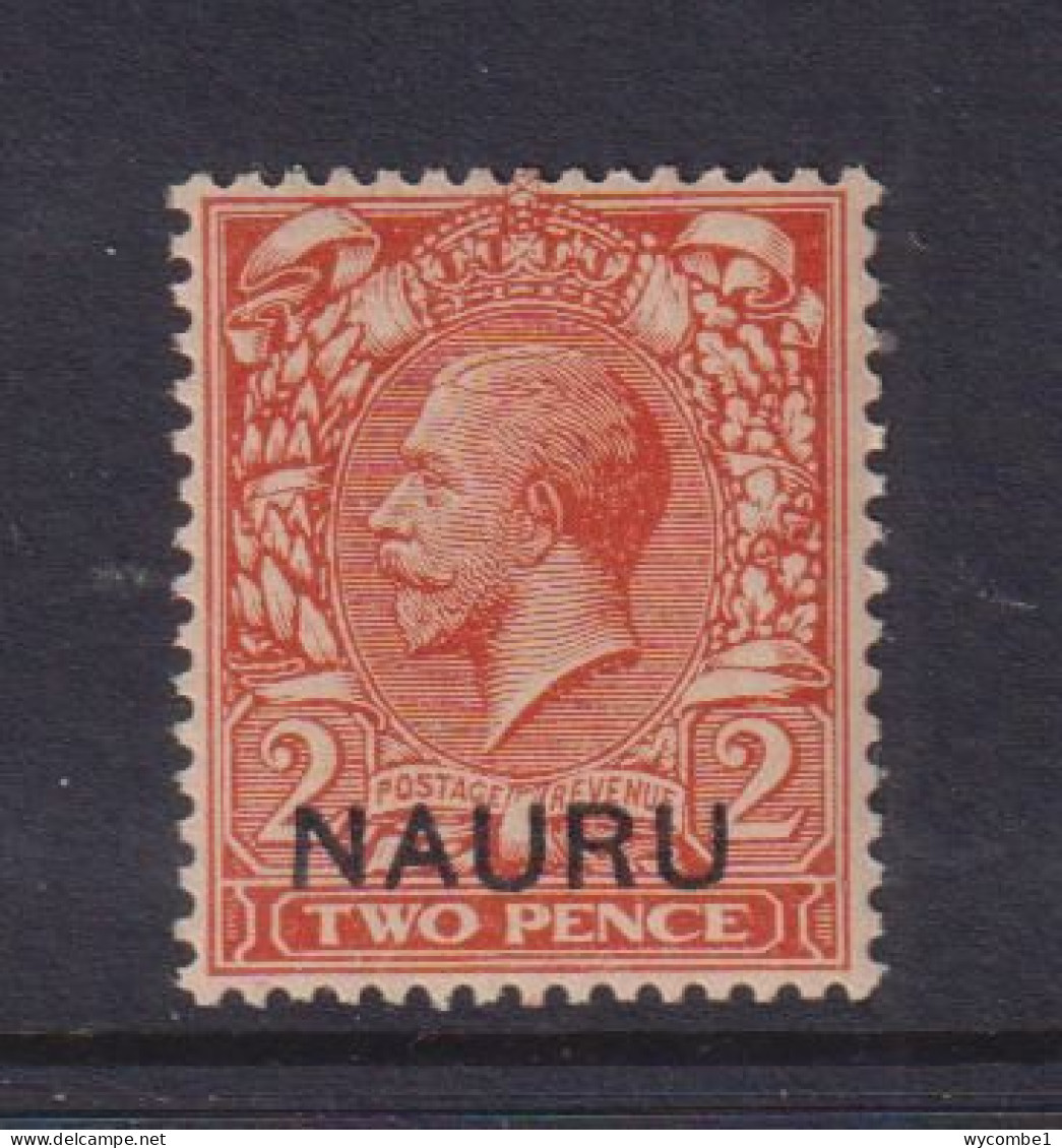 NAURU - 1916 George V  2d Hinged Mint - Nauru