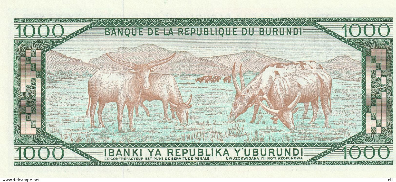 BURUNDI 1000 Francs .1991   P-31 - Burundi