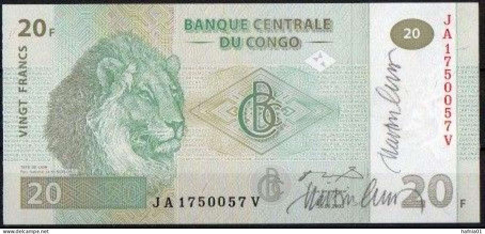 Martin Mörck Congo 2003. Banknote. Bank Mint.  Signed. - Other - Africa
