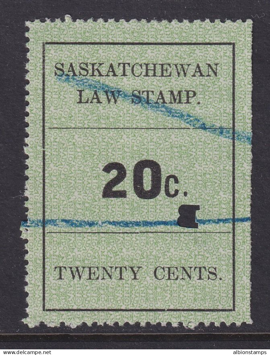 Canada Revenue (Saskatchewan), Van Dam SL23, Used - Steuermarken