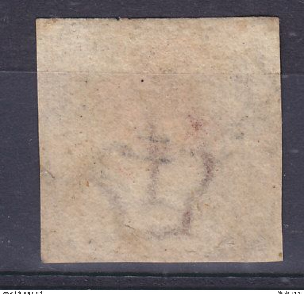 Denmark 1851 Mi. 1, FIRE R.B.S. Kroninsignien Im Lorbeerkranz (2 Scans) - Used Stamps