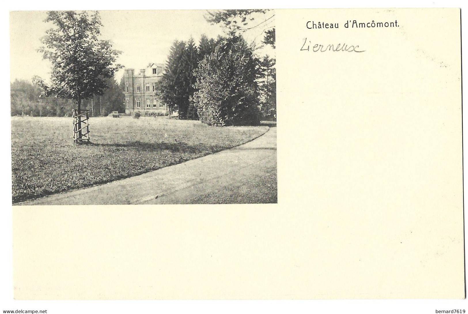 Belgique  -  Lierneux -  Chateau  D'ancomont  -  Baron  H  Gemdebien Et Baronne - Lierneux