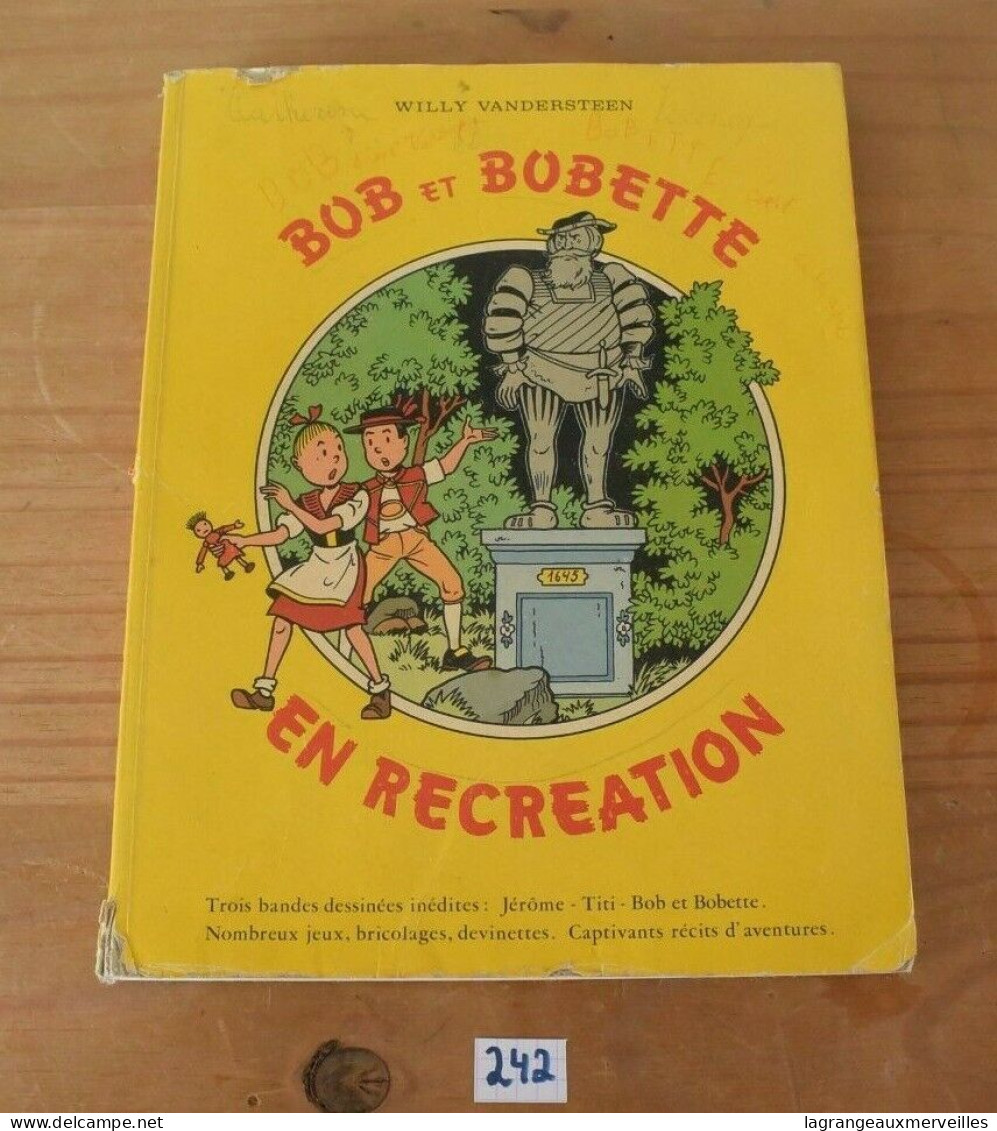 C242 BD - Bob Et Bobette En Récréation - - Bob Et Bobette