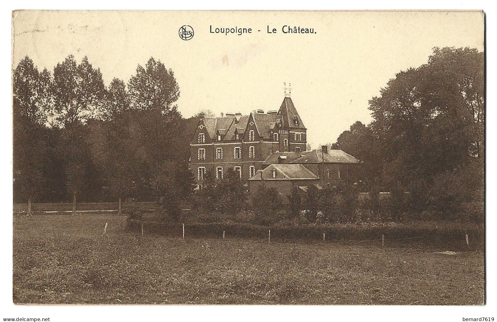 Belgique  -  Loupoigne  - Le Chateau - Comte  Th De Nicolay  - Pres De Genappe - Genappe