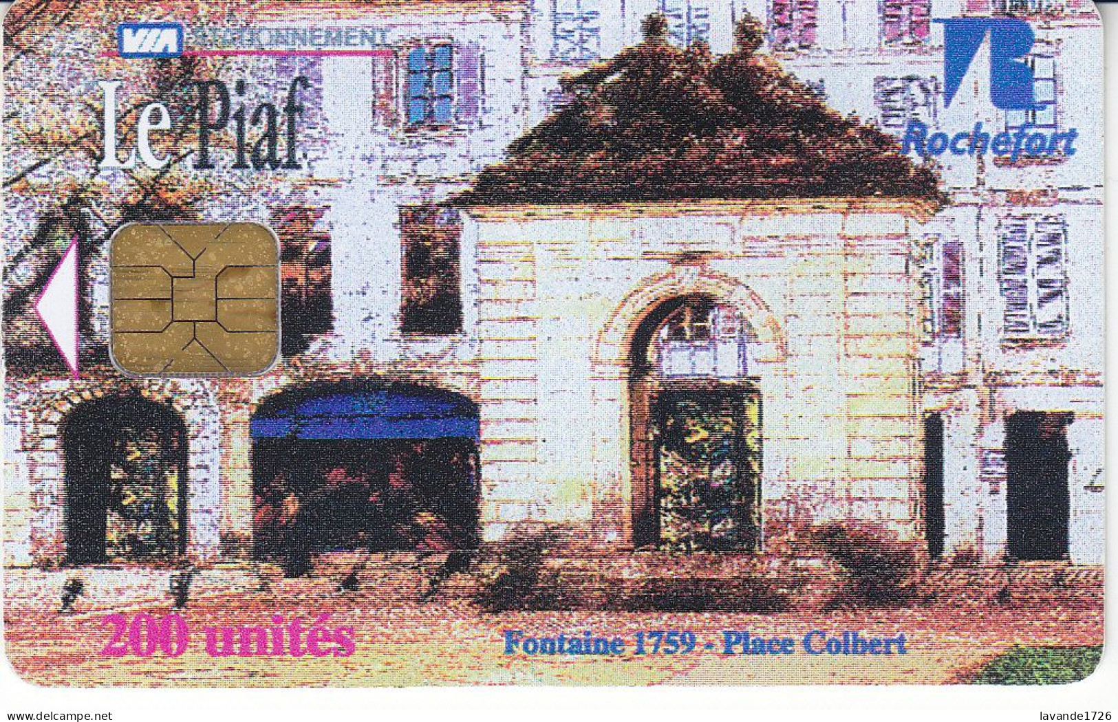 PIAF De ROCHEFORT 200 Unités Date07/2003 1000 EX - Tarjetas De Estacionamiento (PIAF)