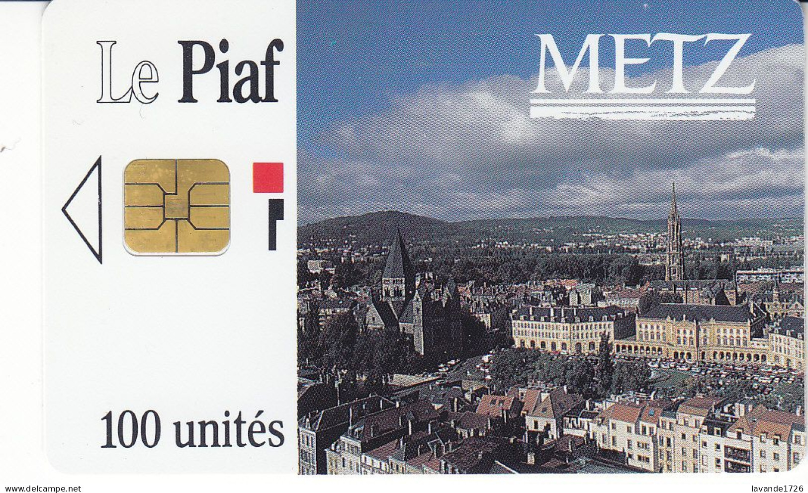 PIAF De METZ   100 Unités Sans Date Ni Tirage - Cartes De Stationnement, PIAF