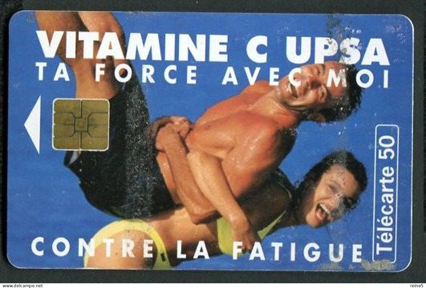 TELECARTE 1/1998 UPSA LA VITAMINE C >>  CONTRE LA FATIGUE -TRES BON ETAT -REF5FS0-A5-744A2 - Publicidad