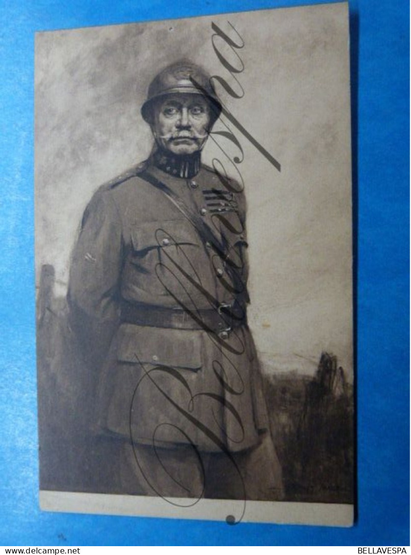 Generaal Luitenant Commanda Baron Ruquoy Comte Leman  Baron De Ceuninck    Lot X 3 Cpa 1914-1918 Bevelvoerders - Weltkrieg 1914-18
