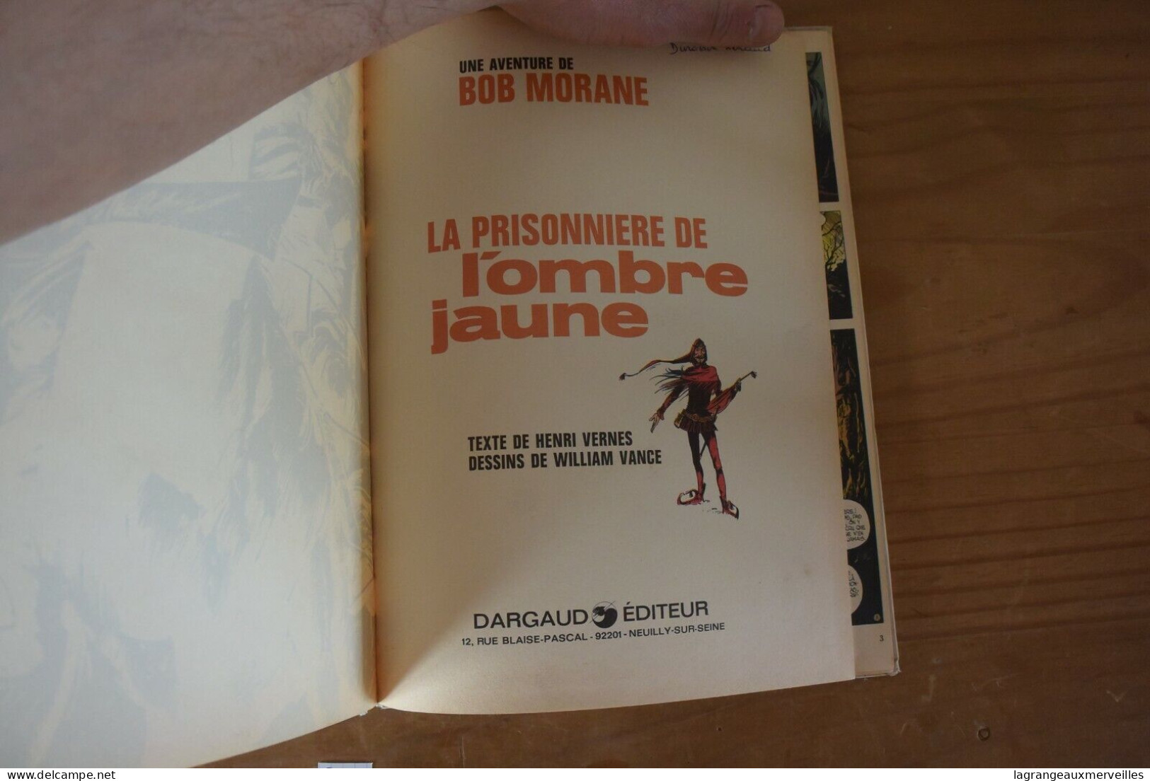 C242 BD - Bob Morrane - La Prisonnière De L'ombre Jaune - 1977 - Bob Morane