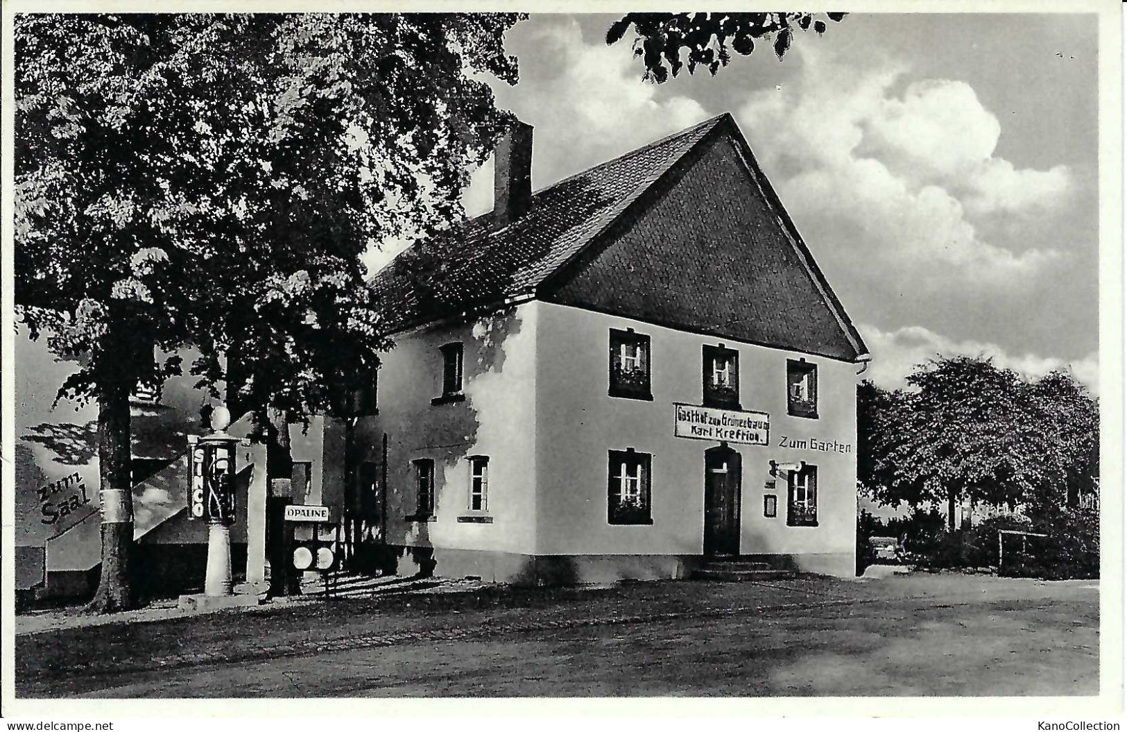 Halver In Westfalen, Gasthof Zum Grünenbaum, Tanksäule, Nicht Gelaufen - Halver