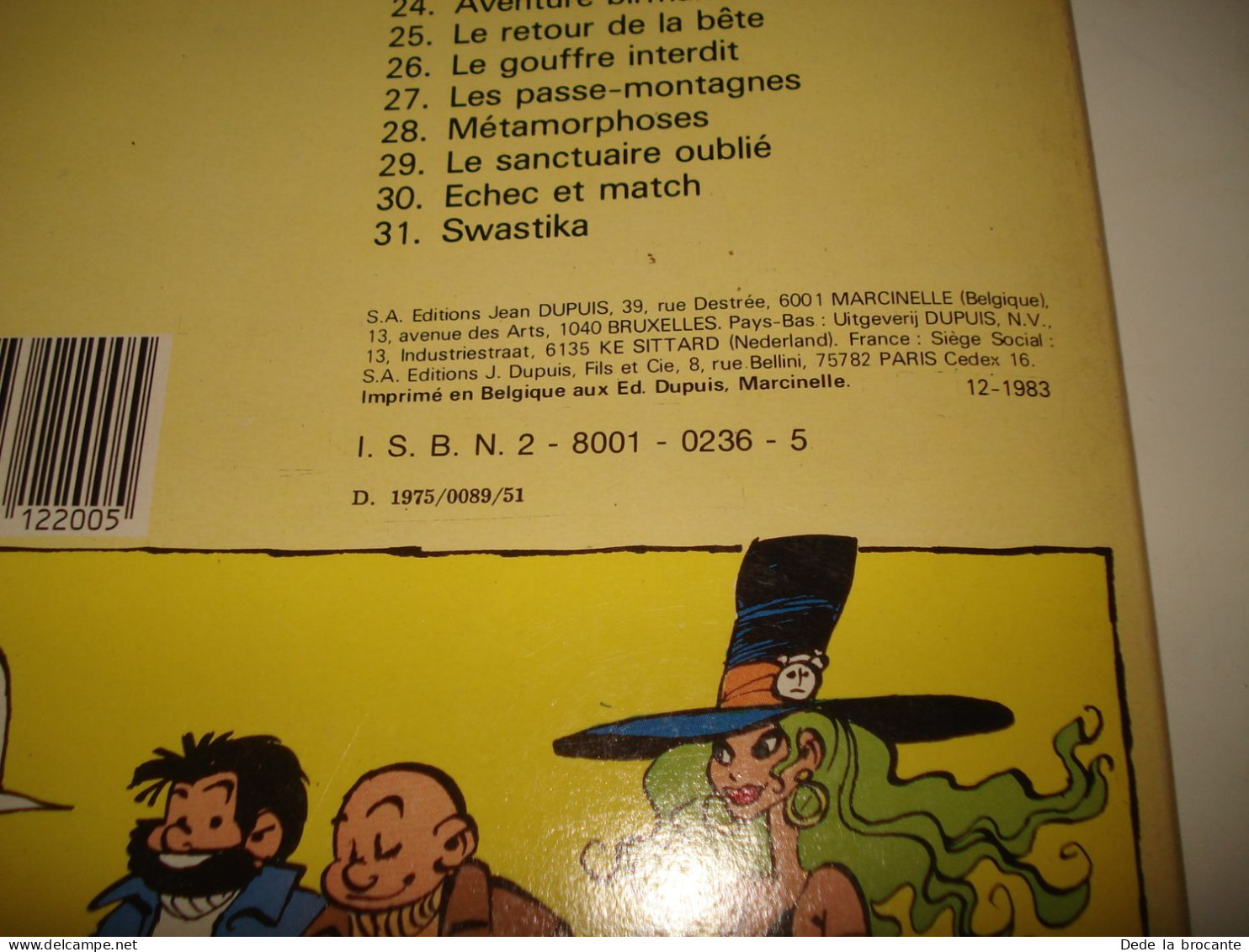 C53 / Lot de 4 " Tif et Tondu " -   Réédition de 1977 à 1983 - Très bon état