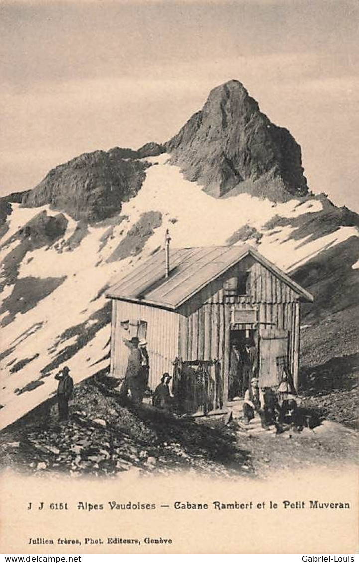 Alpes Vaudoises Cabane Rambert Et Le Petit Muveran Les Diablerets Leytron Riddes Animée - Riddes