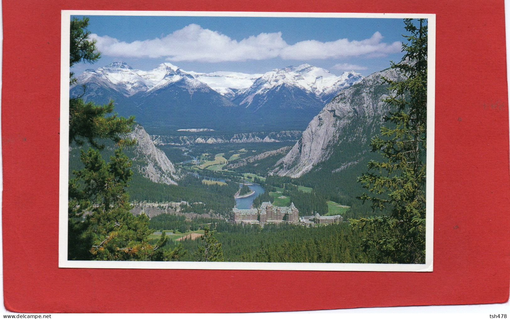 CANADA---ALBERTA--The Banff Springs Hôtel And The Bow Valley---voir 2 Scans - Banff