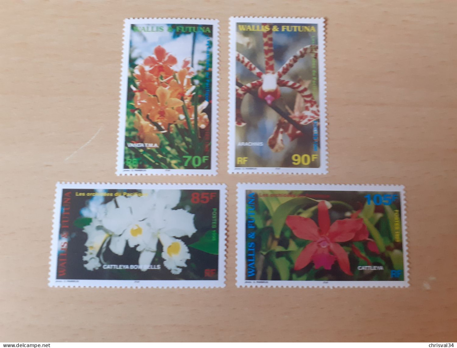 TIMBRES  WALLIS-ET-FUTUNA   SERIE  COMPLETE   N  513  A  516   COTE  9,00  EUROS   NEUFS  SANS   CHARNIERES - Ongebruikt