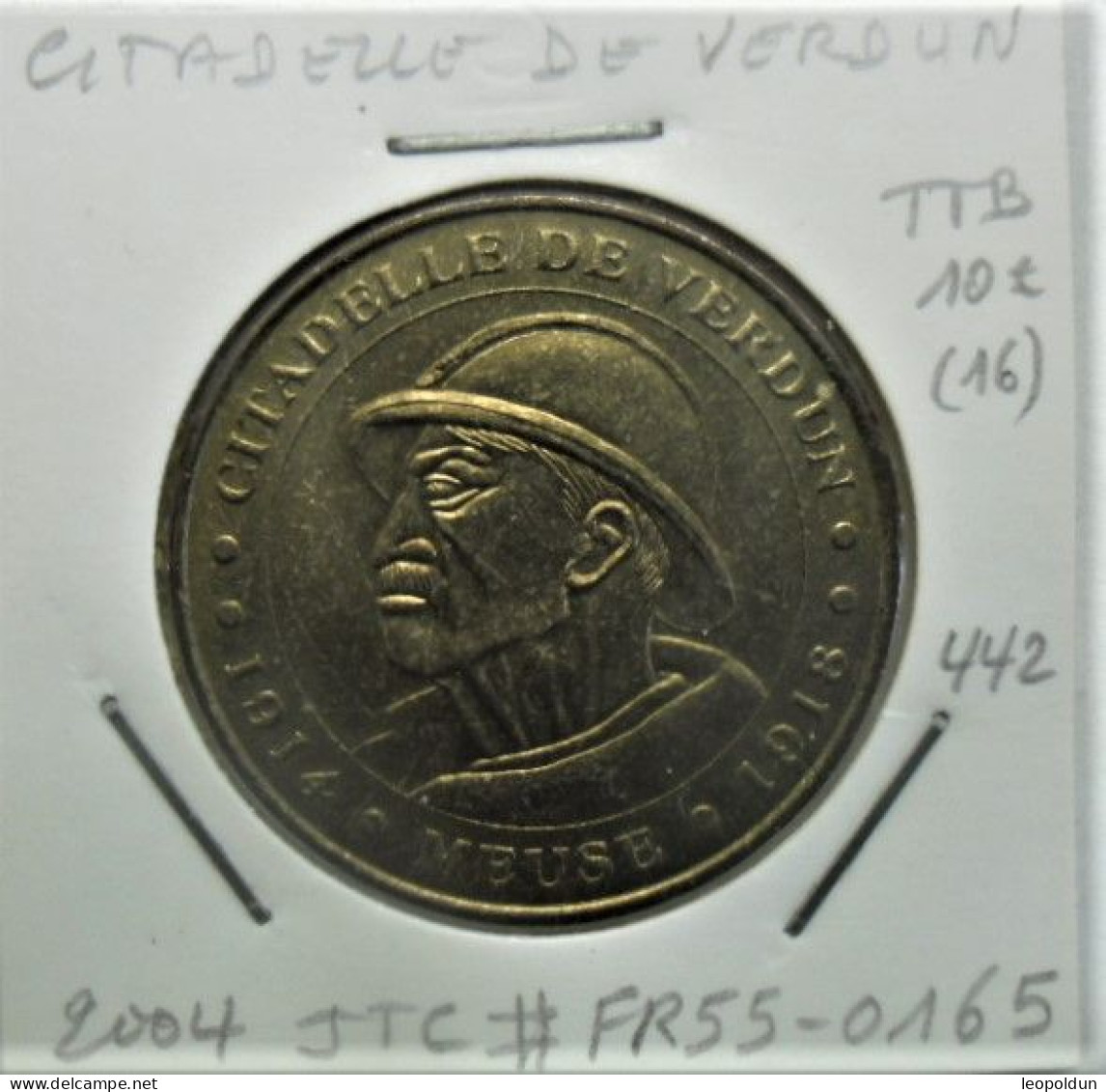 "Citadelle De Verdun -meuse 1914-1918" Jeton Touristique De La Monnaie De Paris 2004 - 2004