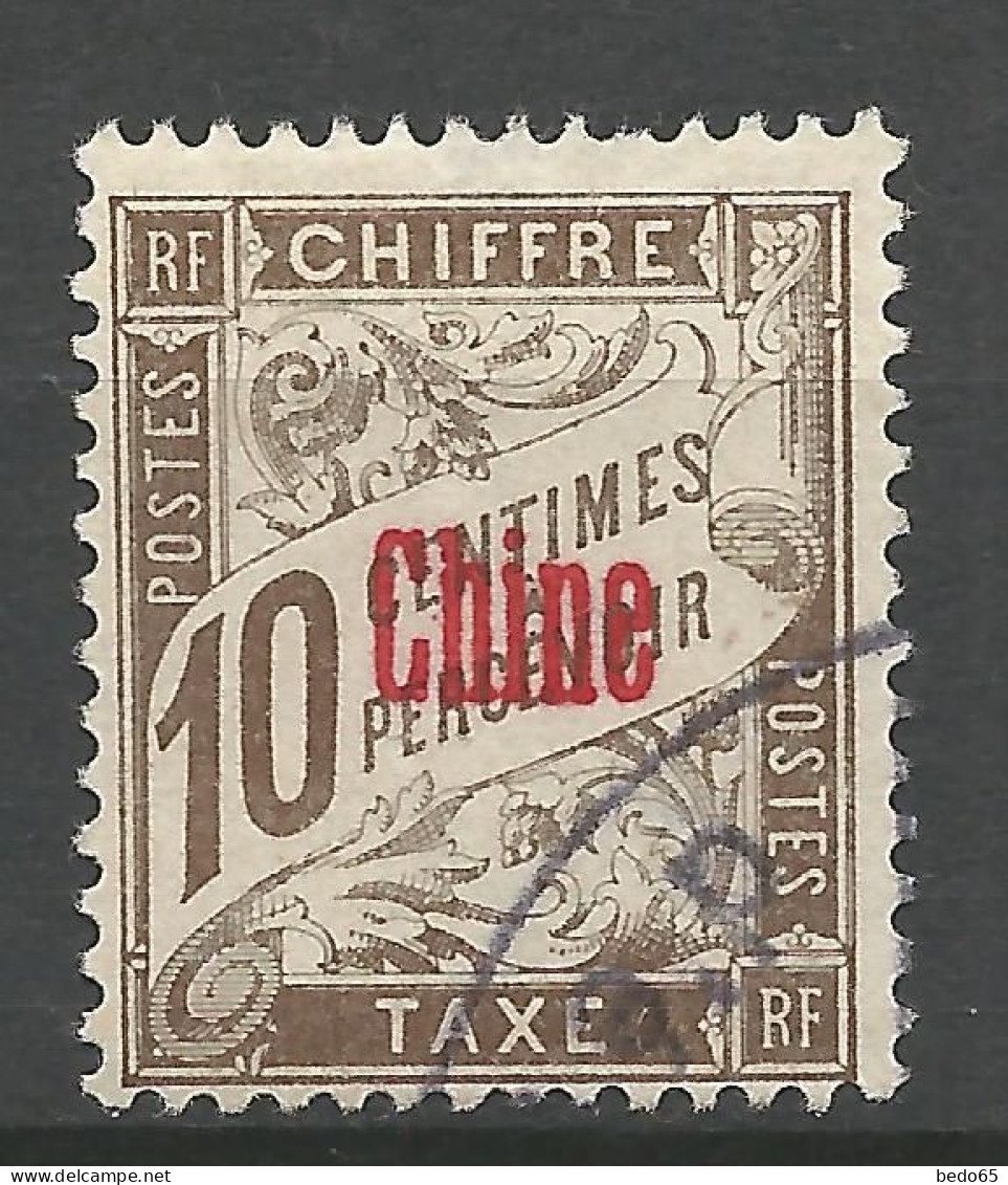 CHINE TAXE N° 2 OBL / Used - Timbres-taxe