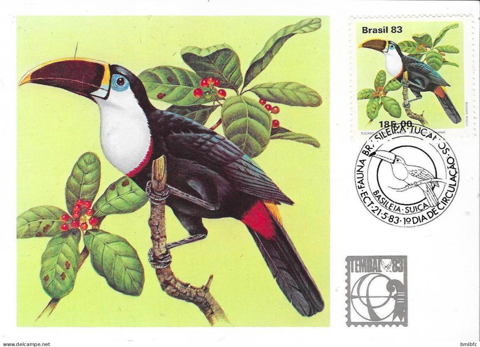 BRASIL 83 - TUCANOS - Piciformes (pájaros Carpinteros)