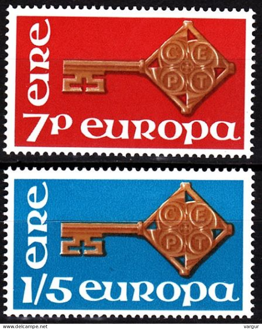 IRELAND 1968 EUROPA. Complete Set, MNH - 1968