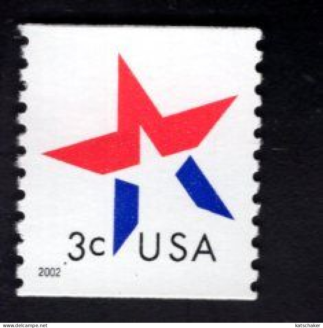 205967708 2002 SCOTT 3615 (XX)  POSTFRIS MINT NEVER HINGED  - STAR COIL STAMP - Ungebraucht