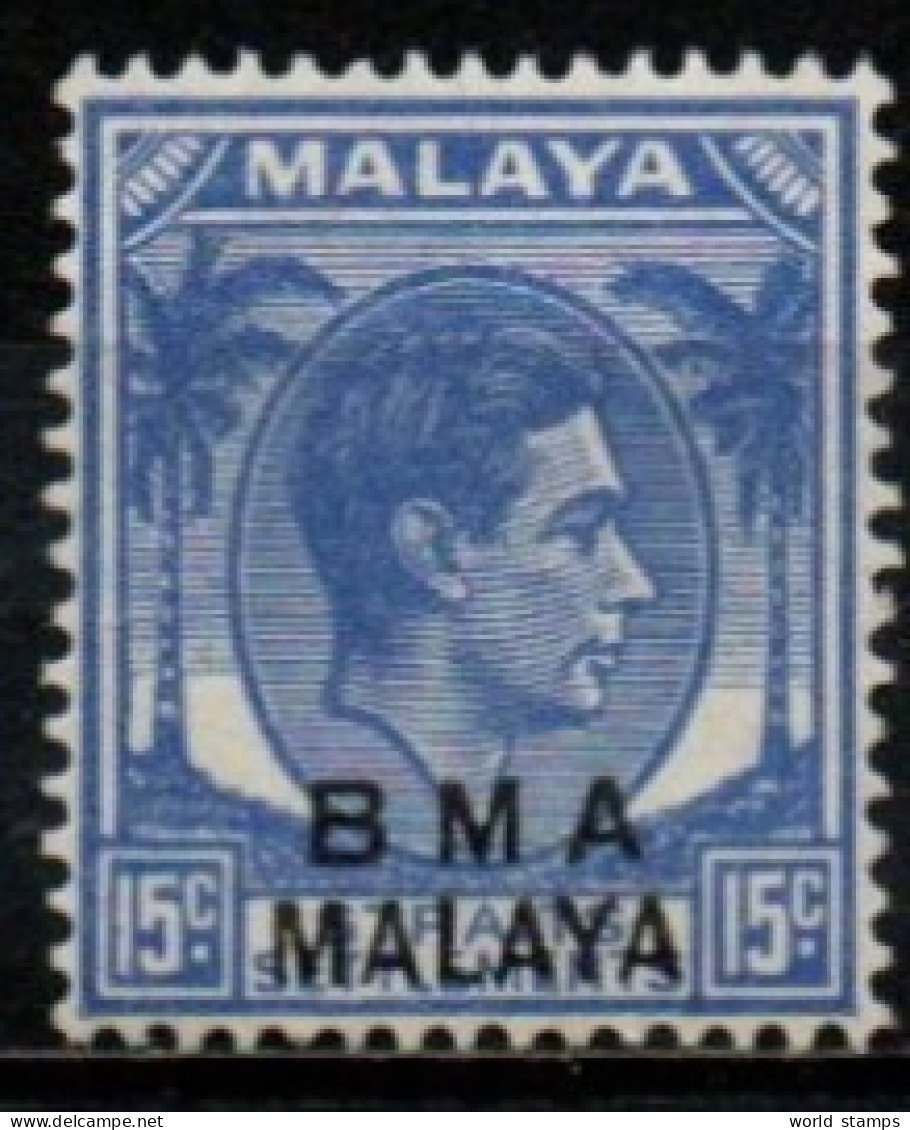 B.M.A. MALAYA 1945 * - Malaya (British Military Administration)