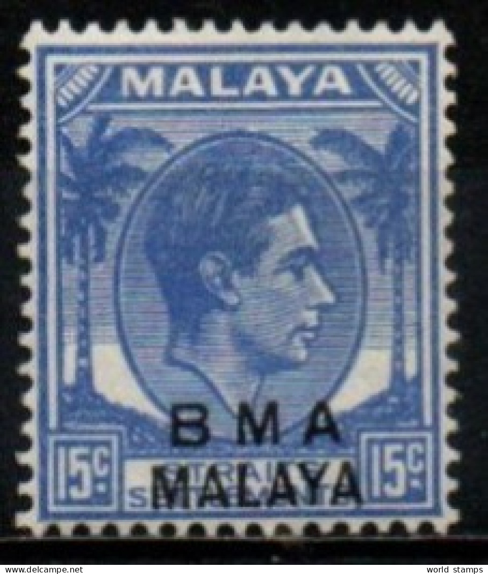 B.M.A. MALAYA 1945 * - Malaya (British Military Administration)