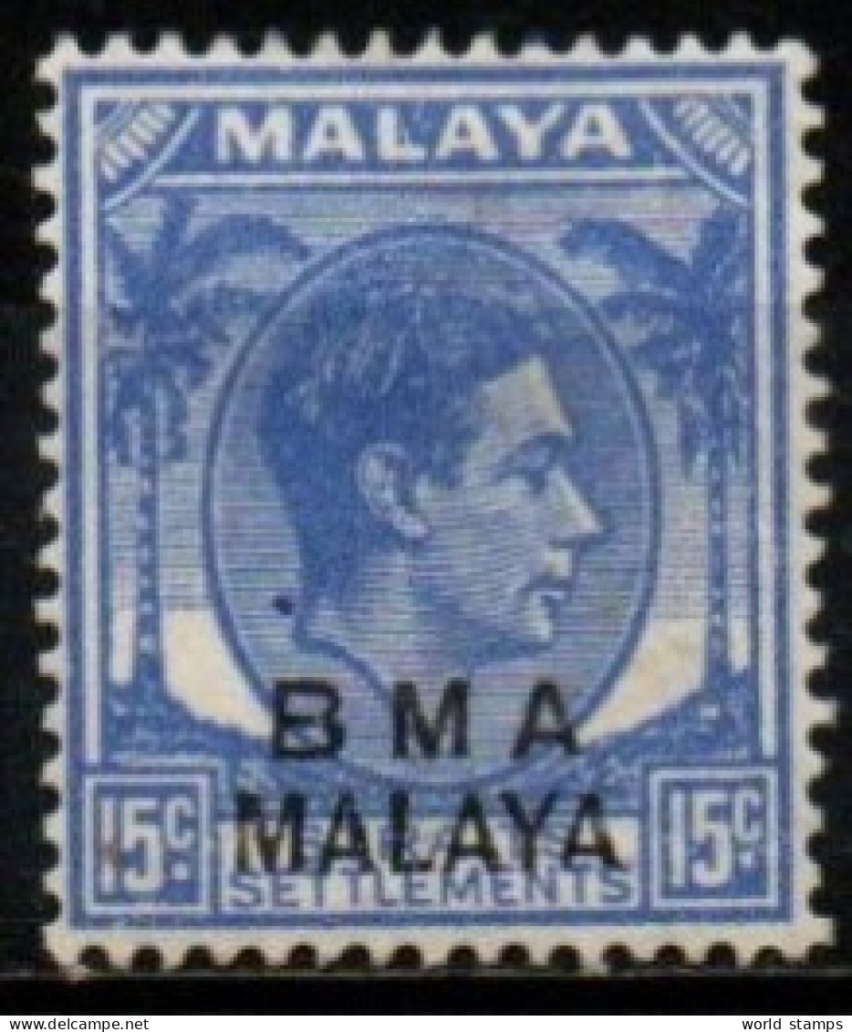 B.M.A. MALAYA 1945 * - Malaya (British Military Administration)