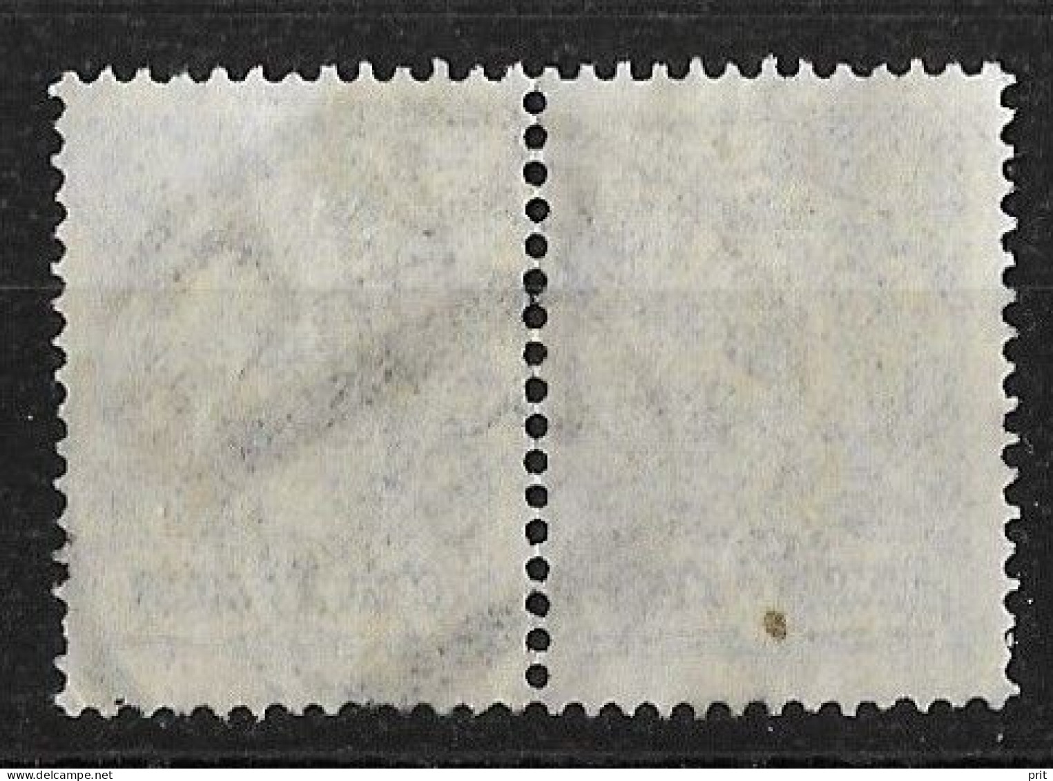 Russia 1908 7K Pair Mi 68/Sc 78. RIGA Latvia Postmark - Usati