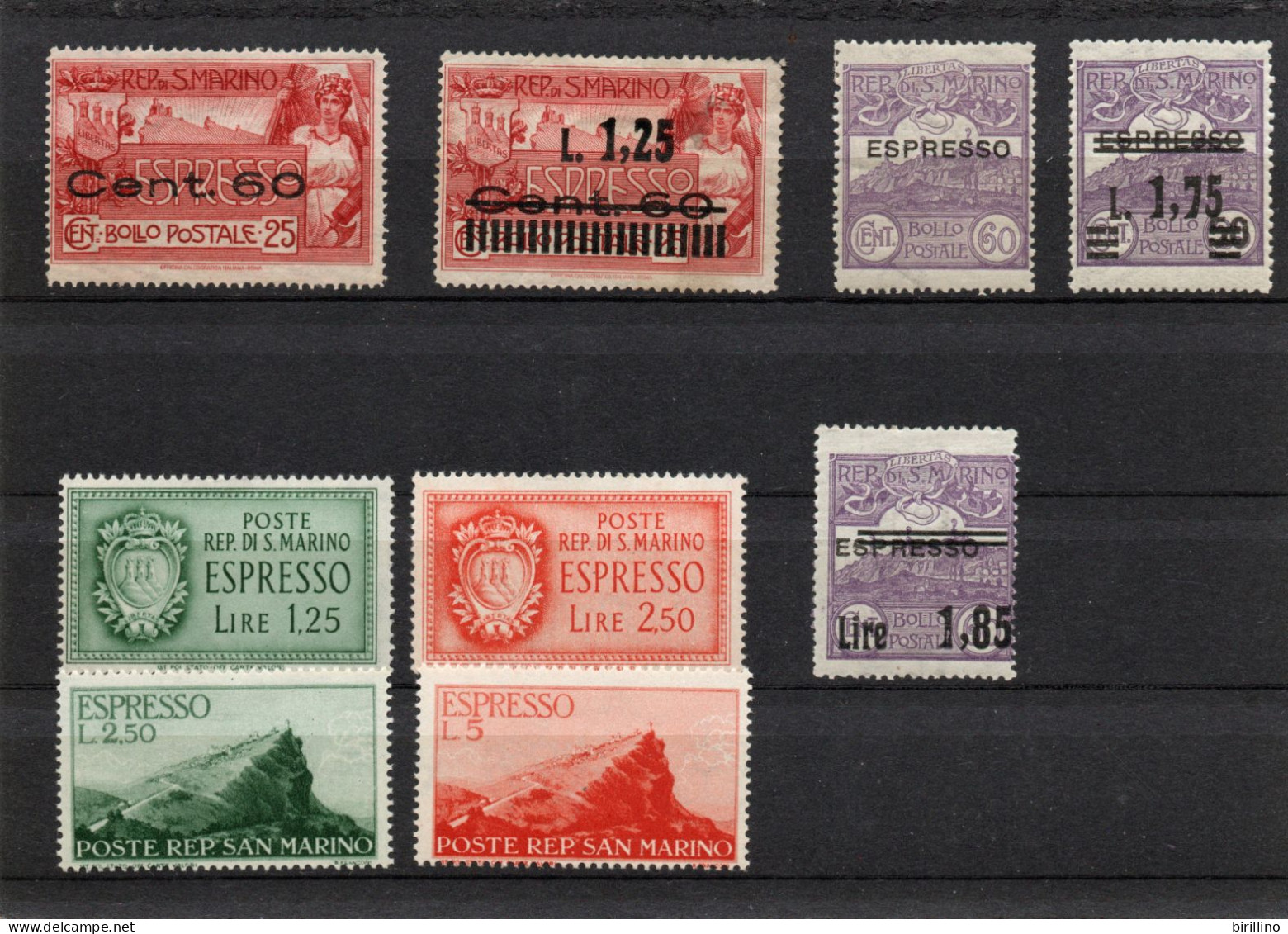 San Marino - Selezione Di Espressi - Anno 1923/1943 - MNH/MH - Eilpost