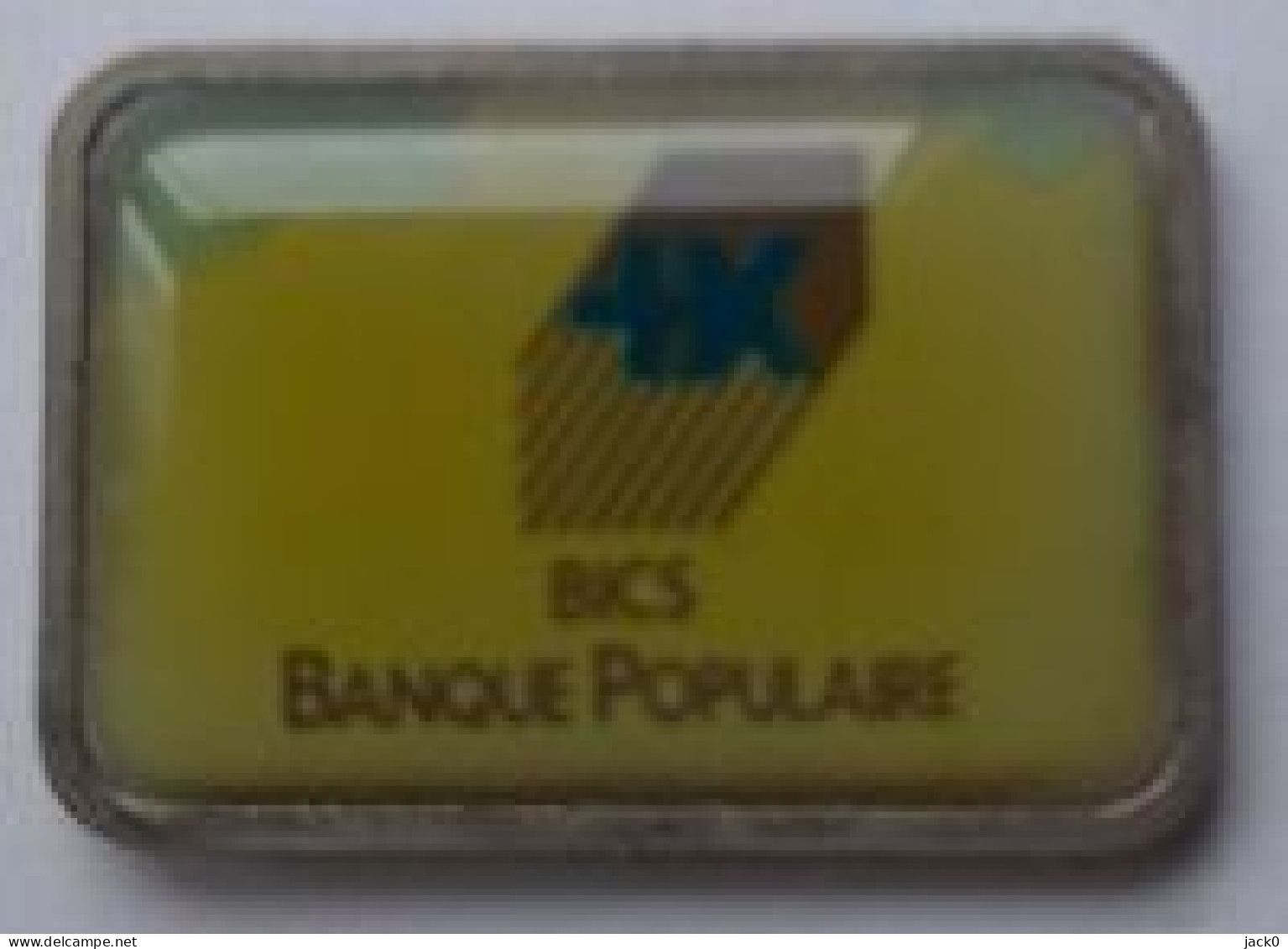 Pin's   Banque Populaire  BICS  Verso  BERNARD  SAINT - MARTIN - Banques