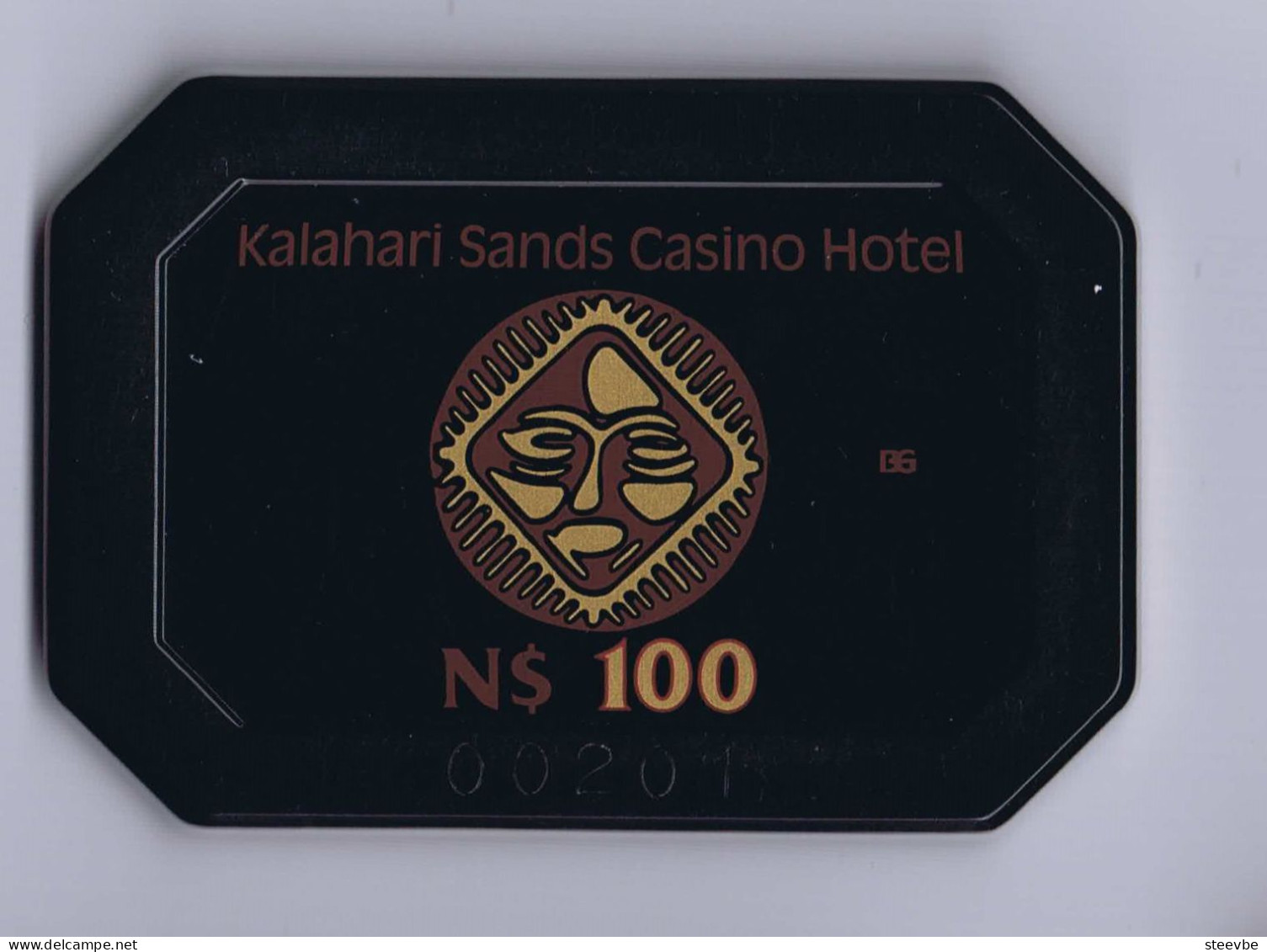 Z/ Casino Plaque N$ 100 Kalahari Sands Windhoek Namibia - Casino