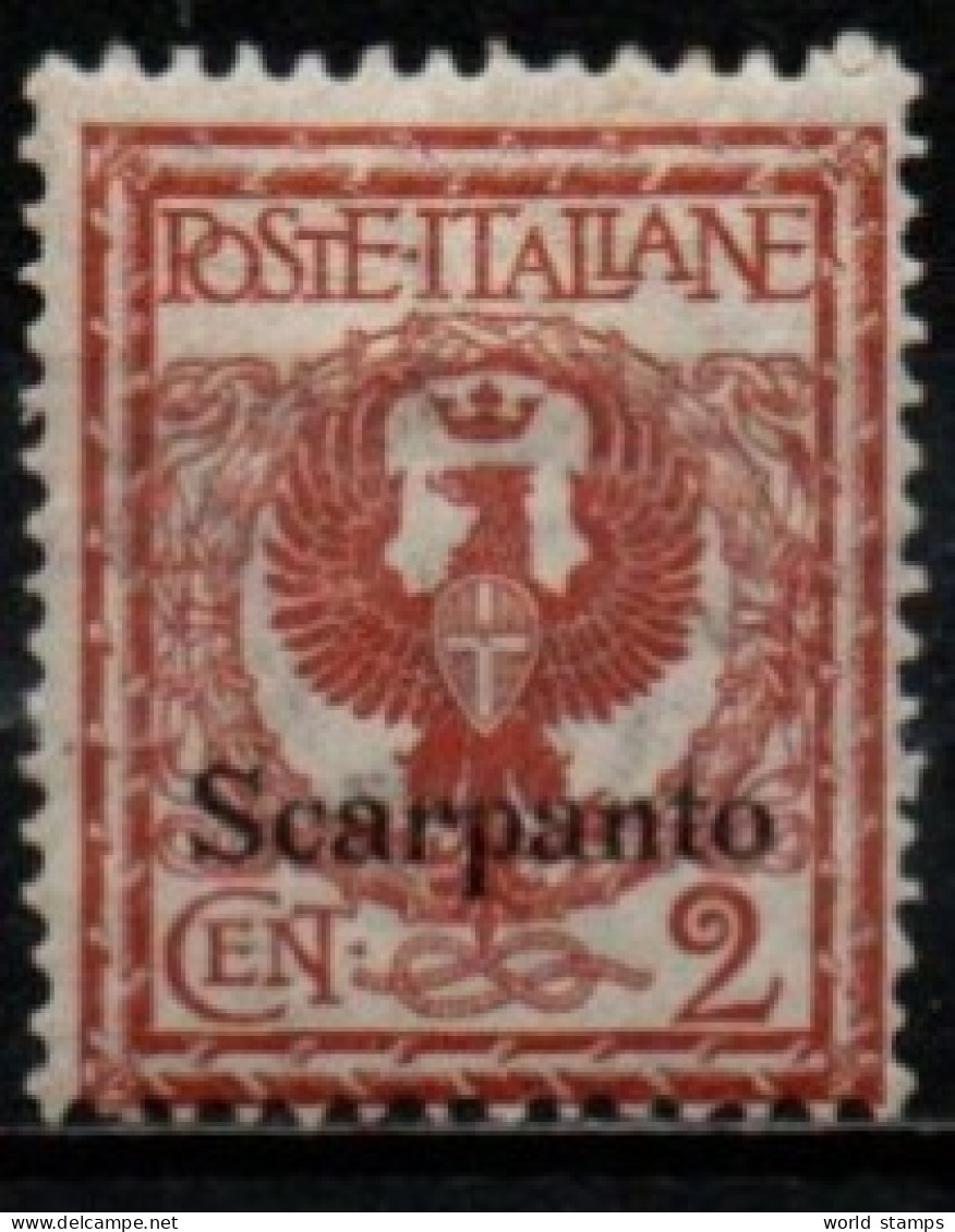 SCARPANTO 1912-6 * - Ägäis (Scarpanto)