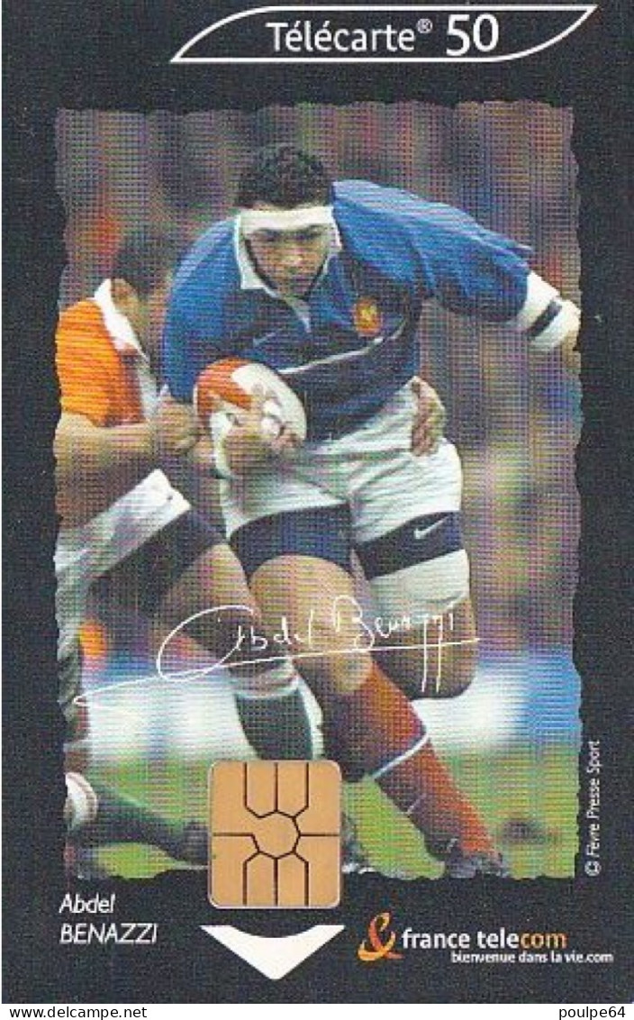 F1122  02/2001 - LE RUGBY " Abdel Benazzi " - 50 GEM2 - 2001