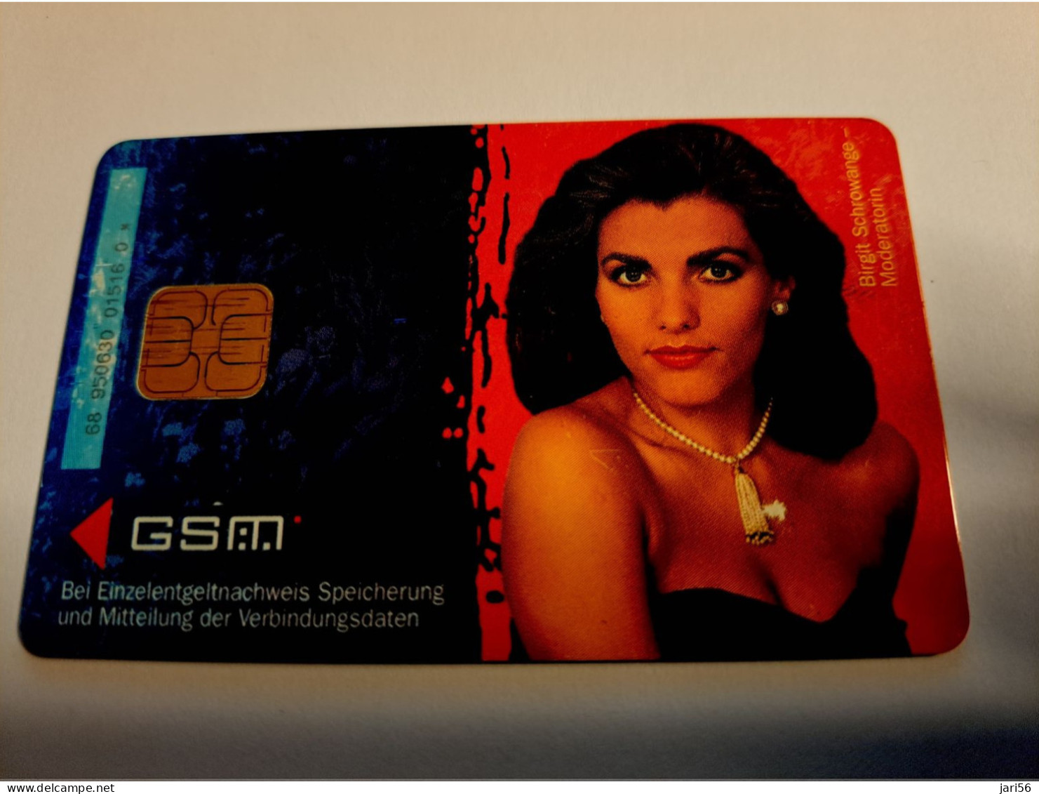 DUITSLAND/ GERMANY /  GSM SIM CARD  / MOBILCOM /D2/ BIRGIT SCHROWANGE        MINT CARD      **15820** - K-Serie : Serie Clienti