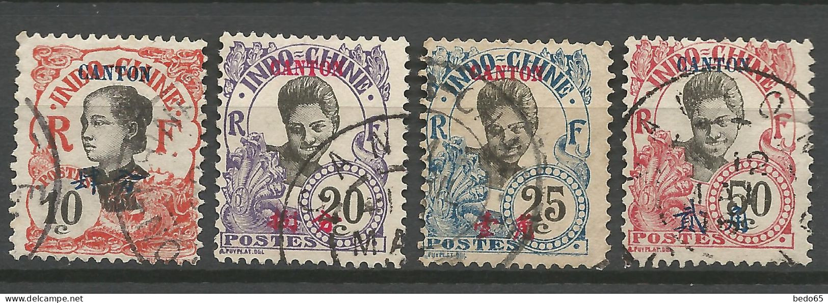 CANTON N° 54 / 56 / 57 / 61  OBL / Used - Gebraucht