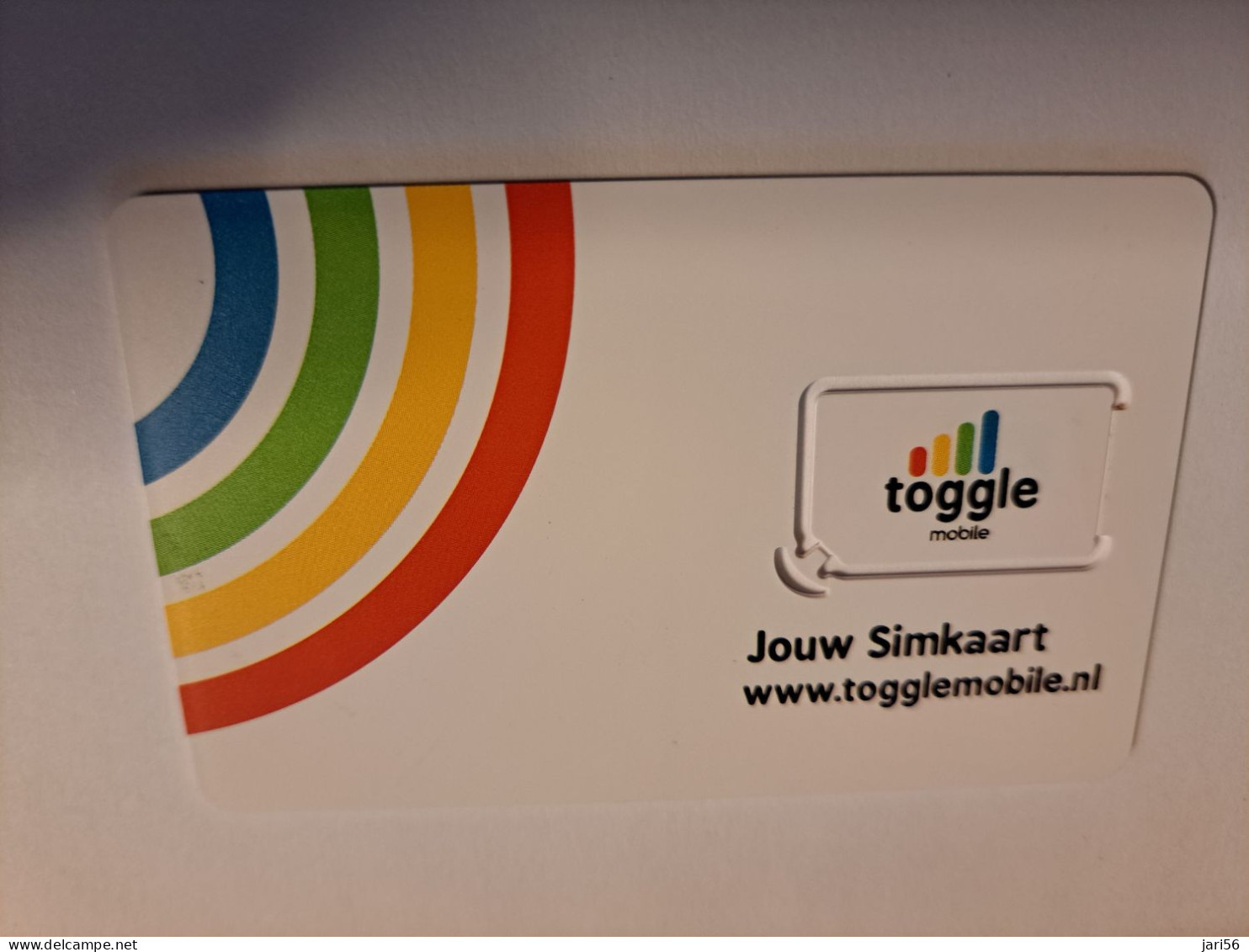 NETHERLANDS  GSM SIM CARD /  JOUW SIMKAART/ TOGGLEMOBILE     ( WITH CHIP)   CARD  ** 15821** - [3] Handy-, Prepaid- U. Aufladkarten