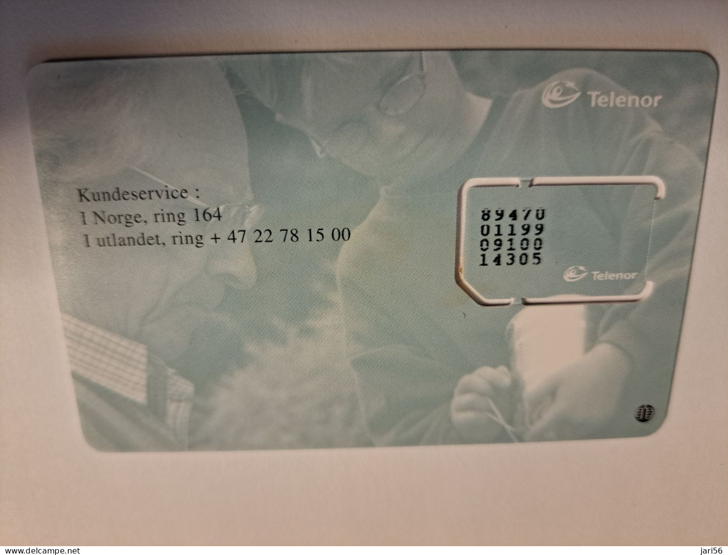 NORWAY NOORWEGEN / GSM/  SIMCARD/ DIALOG   TELENOR / WITH CHIP  MINT  ** 15823** - Noorwegen