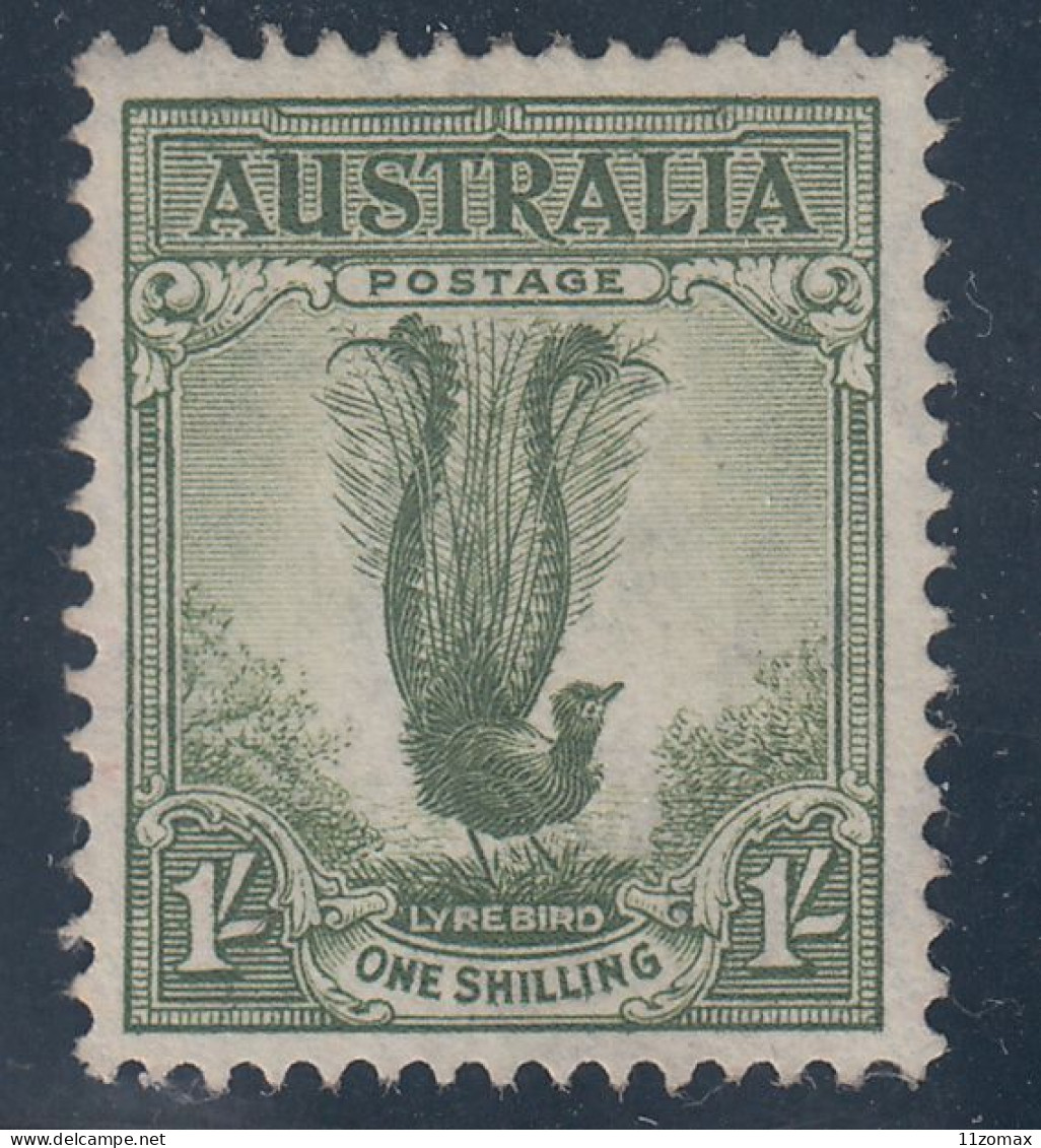 Australia 1/- 1 Shilling Lyre Bird MNH  (p:15*14,1/2)   -  VIPauction001 - Ungebraucht