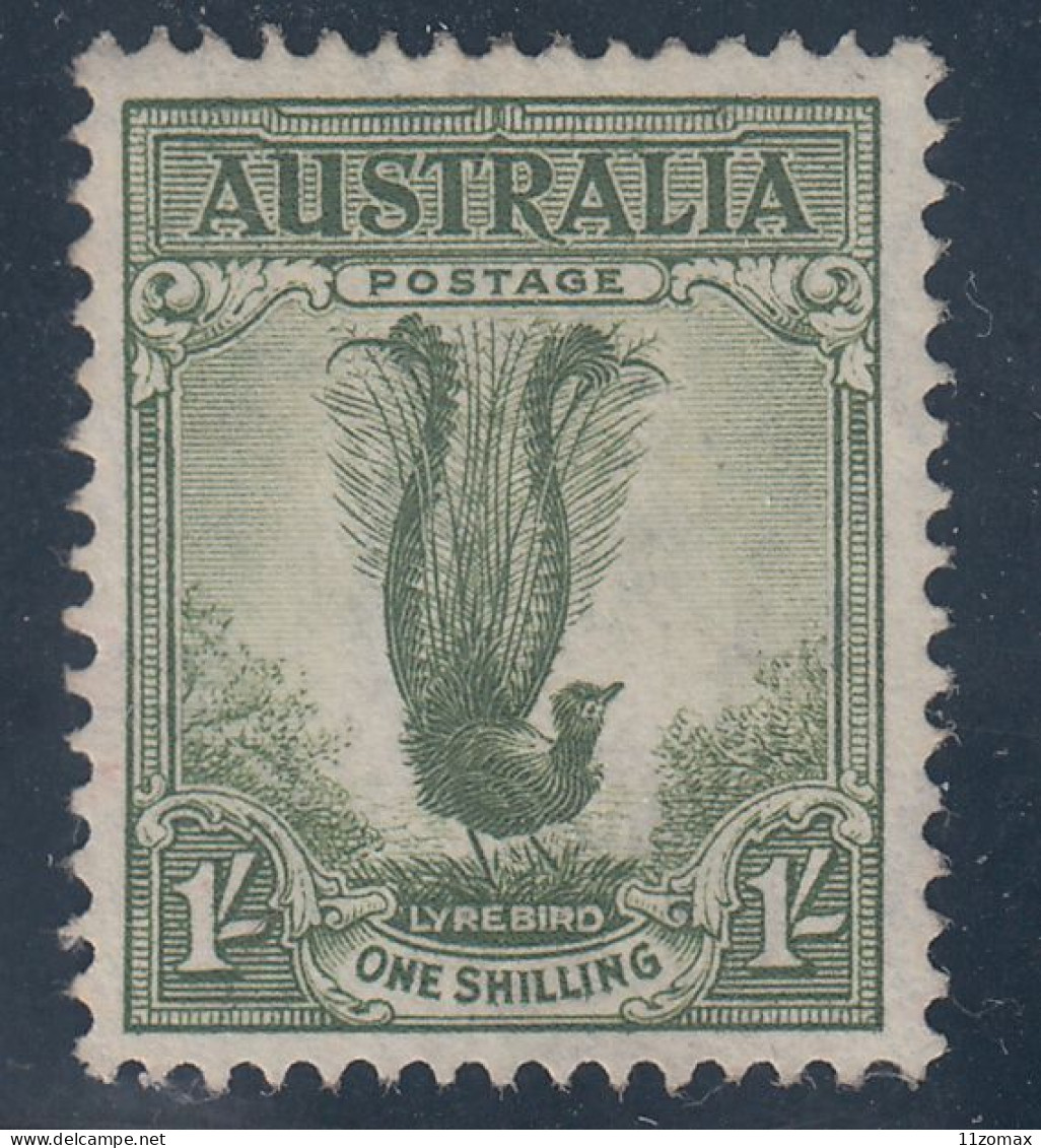 Australia 1/- 1 Shilling Lyre Bird MNH  (p:15*14,1/2)   -  VIPauction001 - Nuevos