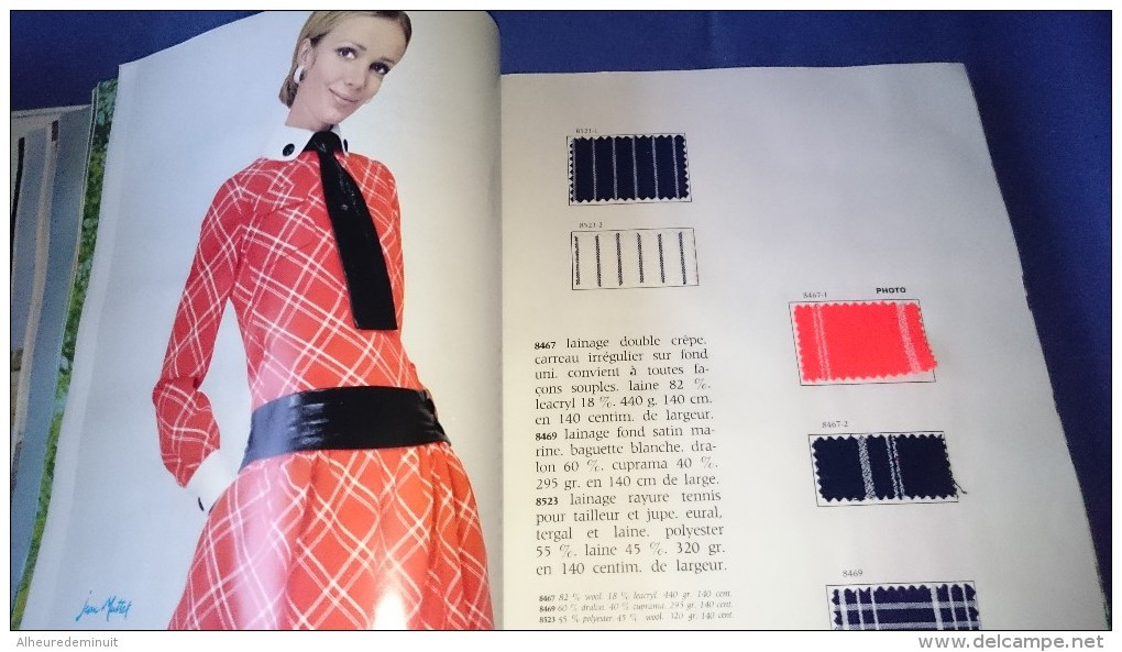 CATALOGUE DE MODE 1970"CREPATTE-STRAUSS"Jean Mattet"CHAPEAUX"robes"pantalon"tissus"laine"soie"styliste"seventies - Fashion