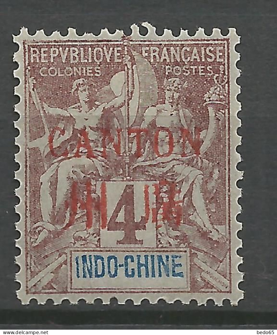 CANTON N° 3 NEUF*  CHARNIERE / Hinge / MH - Unused Stamps
